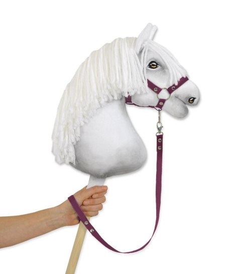 Uwiąz dla Hobby Horse z taśmy - śliwkowy Uwiąz dla Hobby Horse z taśmy - śliwkowy
