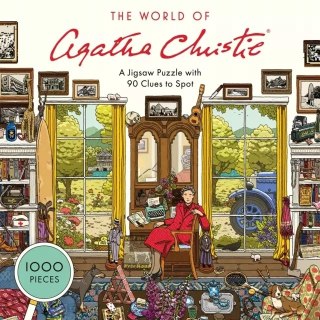 The World of Agatha Christie: 1000-piece Jigsaw: 1000-piece jigsaw with 90 clues to spot: The perfect family gift for fans of Ag