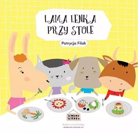 Lama Lenka przy stole Lama Lenka przy stole