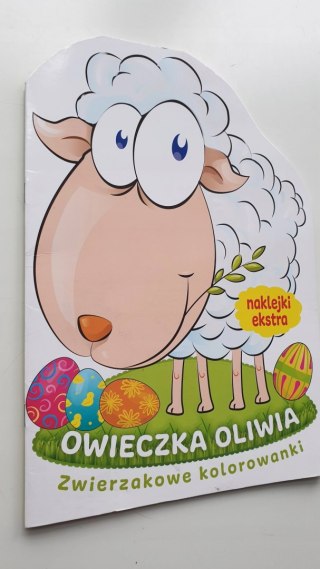 Owieczka Oliwia. Zwierzakowe kolorowanki