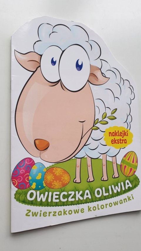 Owieczka Oliwia. Zwierzakowe kolorowanki Owieczka Oliwia. Zwierzakowe kolorowanki