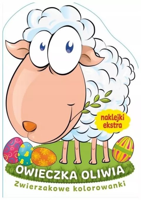 Owieczka Oliwia. Zwierzakowe kolorowanki Owieczka Oliwia. Zwierzakowe kolorowanki