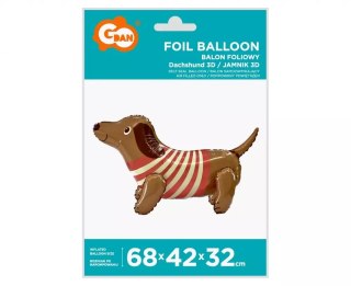 Balon Fol 68cm Jamnik 3d Go Fol