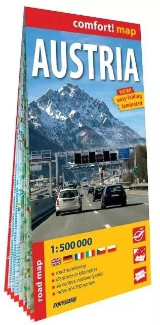Comfort! map Austria 1:500 000 Comfort! map Austria 1:500 000