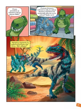 Nauka z komiksem. Era dinozaurów. Czas gigantów, czyli dinozaury jury. Tom 2