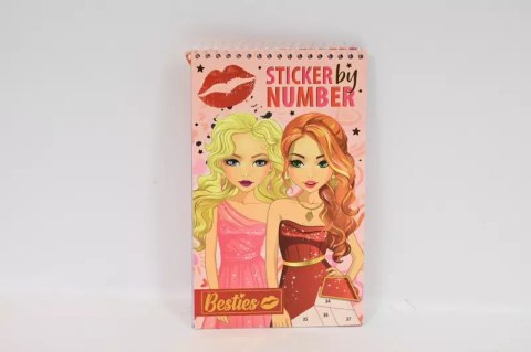 Wyklejanie po nr notatnik modelki róż 24230 Wyklejanie po nr notatnik modelki róż 24230