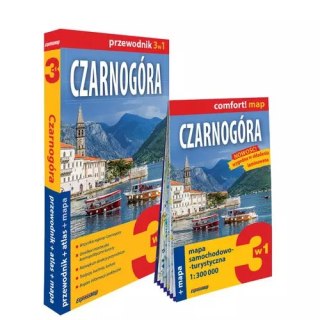 Czarnogóra 3w1 przewodnik + atlas + mapa