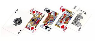 KARTY DO GRY 100% PLASTIK ZESTAW POKERA POKER WAWA