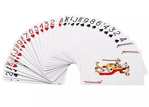 KARTY DO GRY 100% PLASTIK ZESTAW POKERA POKER WAWA