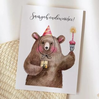 Kartka urodzinowa z eko kopertą, Samych cudowności