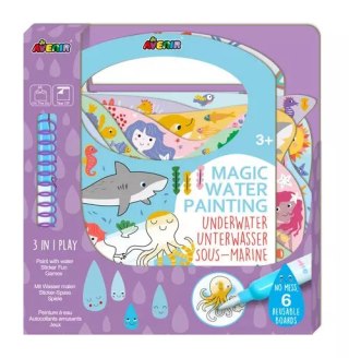 Magiczne wodne kolorowanie pod wodą