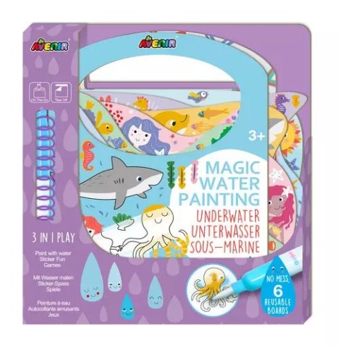 Magiczne wodne kolorowanie pod wodą Magiczne wodne kolorowanie pod wodą