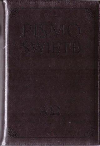 Pismo Święte w etui brązowe