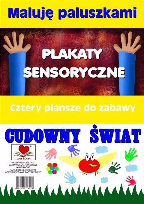 Plakaty sens. Maluję paluszkami. Cudowny świat Plakaty sens. Maluję paluszkami. Cudowny świat