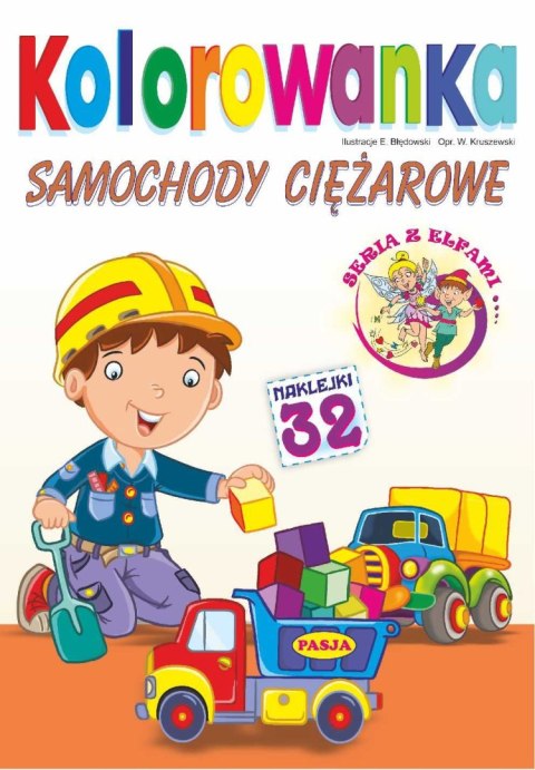 Samochody ciężarowe. Kolorowanka Samochody ciężarowe. Kolorowanka