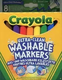 Crayola Flamastry super spieralne 8 sztuk Crayola Flamastry super spieralne 8 sztuk