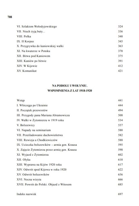 Wspomnienia wojenne 1915-1920