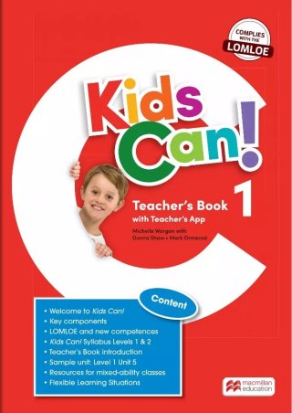 Kids Can! 1. Teacher's Book Pack + CD + T's App