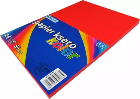 Papier ksero A4/100K czerwony Papier ksero A4/100K czerwony
