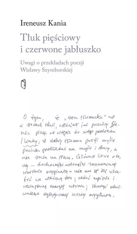 Tłuk pięściowy i czerwone jabłuszko Tłuk pięściowy i czerwone jabłuszko