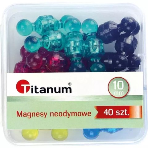 Magnesy neodymowe pionki 40szt Magnesy neodymowe pionki 40szt