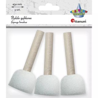 Pędzle Gabkowe 30mm Op3szt Pbh