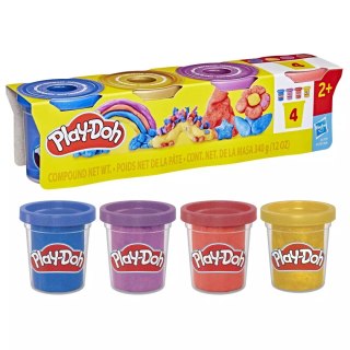 Play-Doh. 4 metaliczne kolory masy