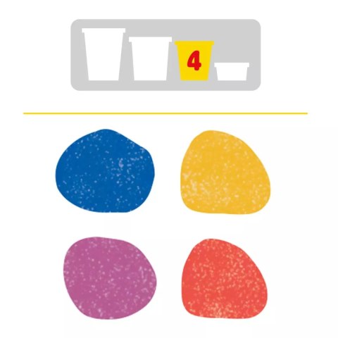 Play-Doh. 4 metaliczne kolory masy