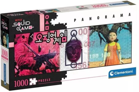 Puzzle 1000 elementów. Panorama Squid Game Puzzle 1000 elementów. Panorama Squid Game