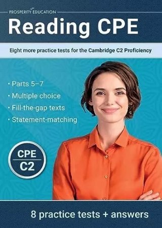 Reading CPE. Eight More Practice Tests for the Cambridge C2 Proficiency