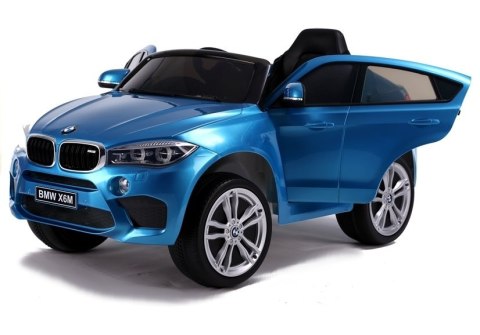 Auto na Akumulator BMW X6 Niebieskie Lakierowane Auto na Akumulator BMW X6 Niebieskie Lakierowane