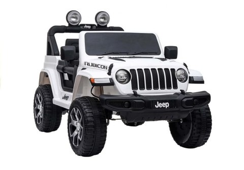 Auto na Akumulator Jeep Rubicon 4x4 Biały Auto na Akumulator Jeep Rubicon 4x4 Biały