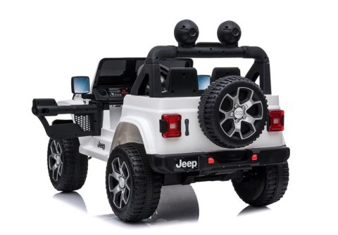 Auto na Akumulator Jeep Rubicon 4x4 Biały Auto na Akumulator Jeep Rubicon 4x4 Biały