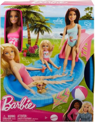 Barbie. HRJ74 Basen z lalkami
