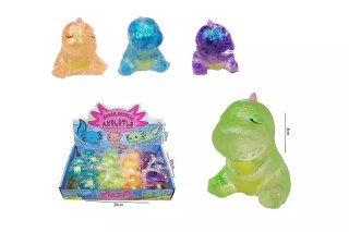 Dinozaur do ściskania 8cm 4-kol HPB04 50417