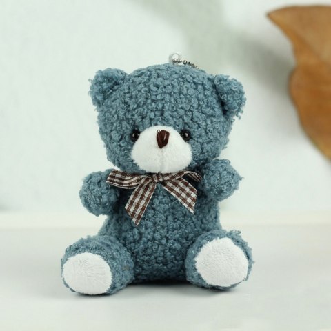 Miś Pluszowy Brelok Zawieszka Ozdoba Granatowy 8cm Miś Pluszowy Brelok Zawieszka Ozdoba Granatowy 8cm