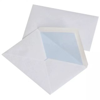 Paczka koperty z klejem Office Products 114x162mm białe 50szt.