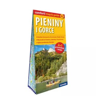 Pieniny i Gorce laminowany map&guide 2w1: przewodnik i mapa