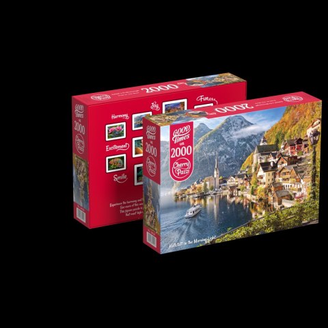 Puzzle 2000 elementów. Hallstatt w świetle poranka 50156