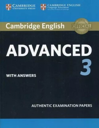 Cambridge English Advanced 3 with Answers