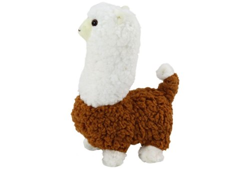 Lama Interaktywne Zwierzątko Alpaka Brązowa Chodzi Gra 23 cm Lama Interaktywne Zwierzątko Alpaka Brązowa Chodzi Gra 23 cm