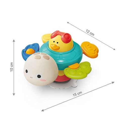 1584 ZABAWKA SENSORYCZNA Z PRZYSSAWKĄ TURTLE 1584 ZABAWKA SENSORYCZNA Z PRZYSSAWKĄ TURTLE