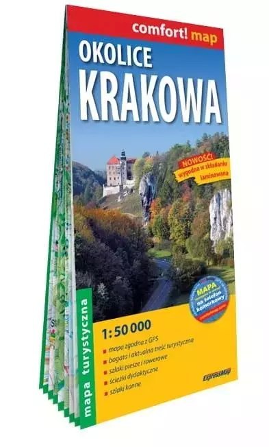 Comfort! map. Okolice Krakowa w skali 1:50 000 Comfort! map. Okolice Krakowa w skali 1:50 000