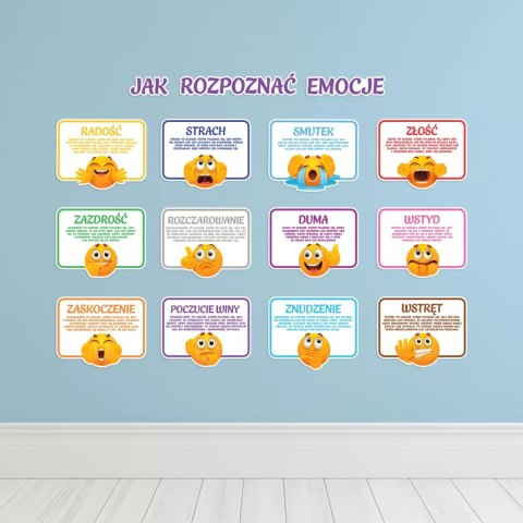DEKORACJA EDUKACYJNA SZKOŁA PRZEDSZKOLE - JAK ROZPOZNAĆ EMOCJE? DEKORACJA EDUKACYJNA SZKOŁA PRZEDSZKOLE - JAK ROZPOZNAĆ EMOCJE?