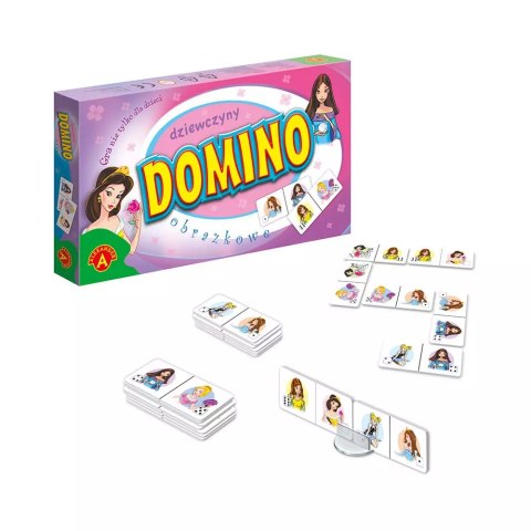 Domino obrazkowe. Dziewczyny Domino obrazkowe. Dziewczyny