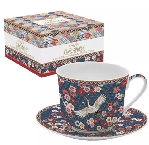 Filiżanka porcelanowa ze spodkiem Okinawa 400ml Filiżanka porcelanowa ze spodkiem Okinawa 400ml