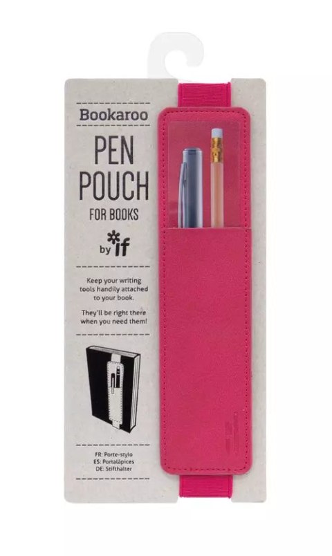IF Bookaroo Pen Pouch - uchwyt na długopis do książki różowy IF Bookaroo Pen Pouch - uchwyt na długopis do książki różowy