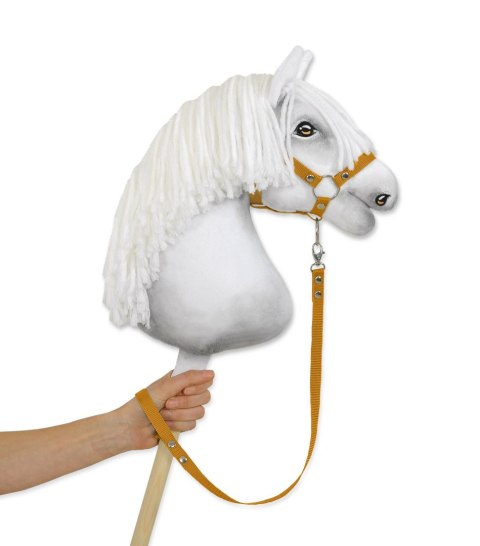 Uwiąz dla Hobby Horse z taśmy - musztardowy Uwiąz dla Hobby Horse z taśmy - musztardowy