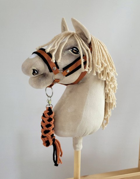 Uwiąz dla Hobby Horse ze sznurka - czarno-rudy Uwiąz dla Hobby Horse ze sznurka - czarno-rudy