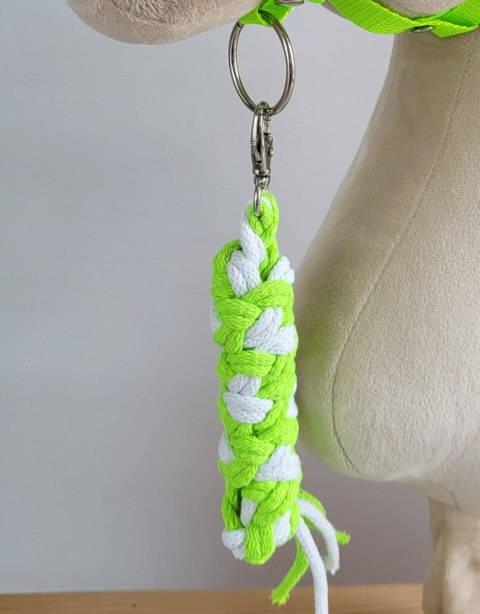 Uwiąz dla Hobby Horse ze sznurka - neon green/ biały Uwiąz dla Hobby Horse ze sznurka - neon green/ biały